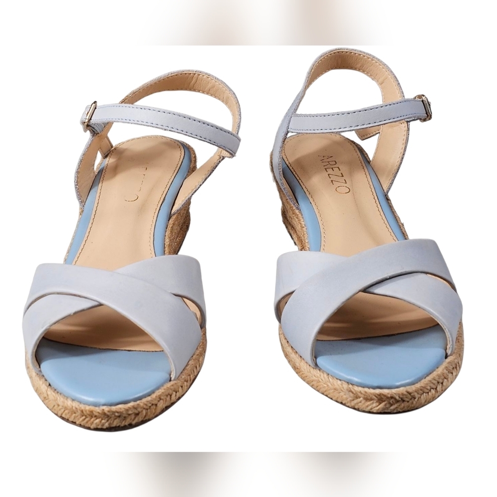 Arezzo Women's Light Blue Sandals US 5 EU 36